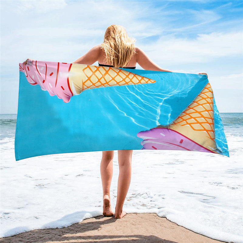 Square beach towel