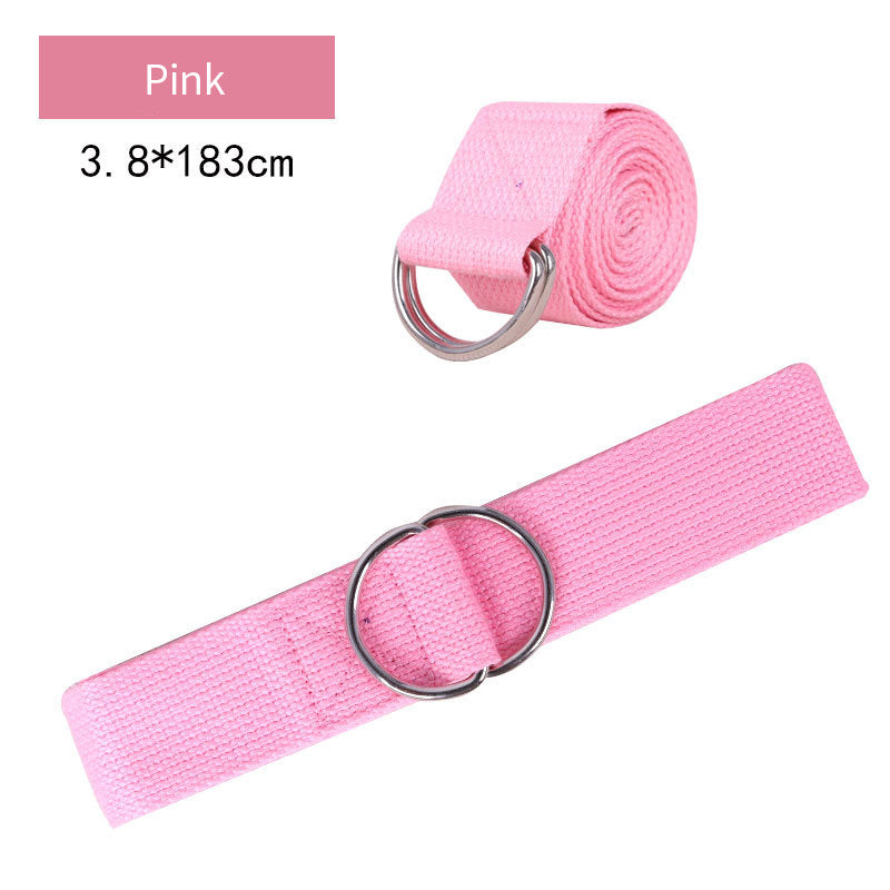 Pure Cotton Yoga Stretch Belt Fitness Tension Belt