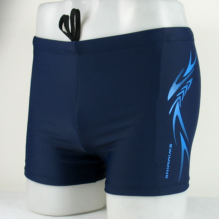 Men's boxer swimming trunks