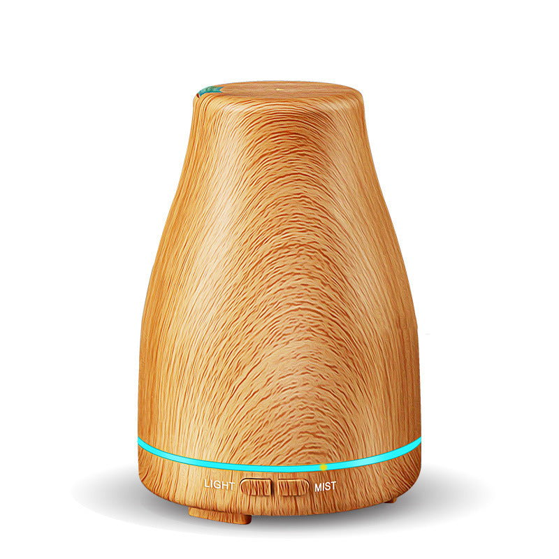 Air Home Humidifier Wood Grain Colorful Ultrasonic Aroma Diffuser 120ml Aroma Diffuser