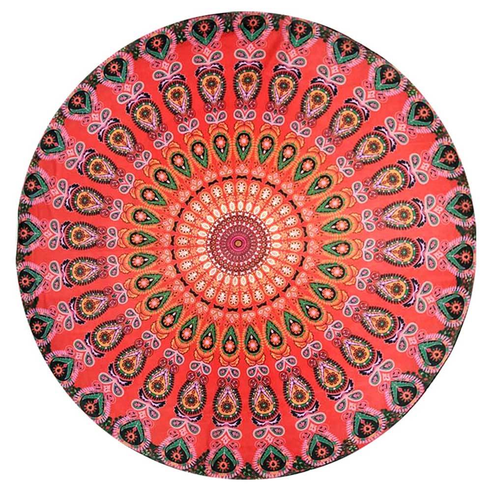 Round carpet scarf mandala tapestry