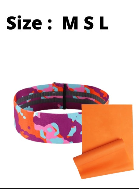 Anti-slip yoga camouflage color resistance band