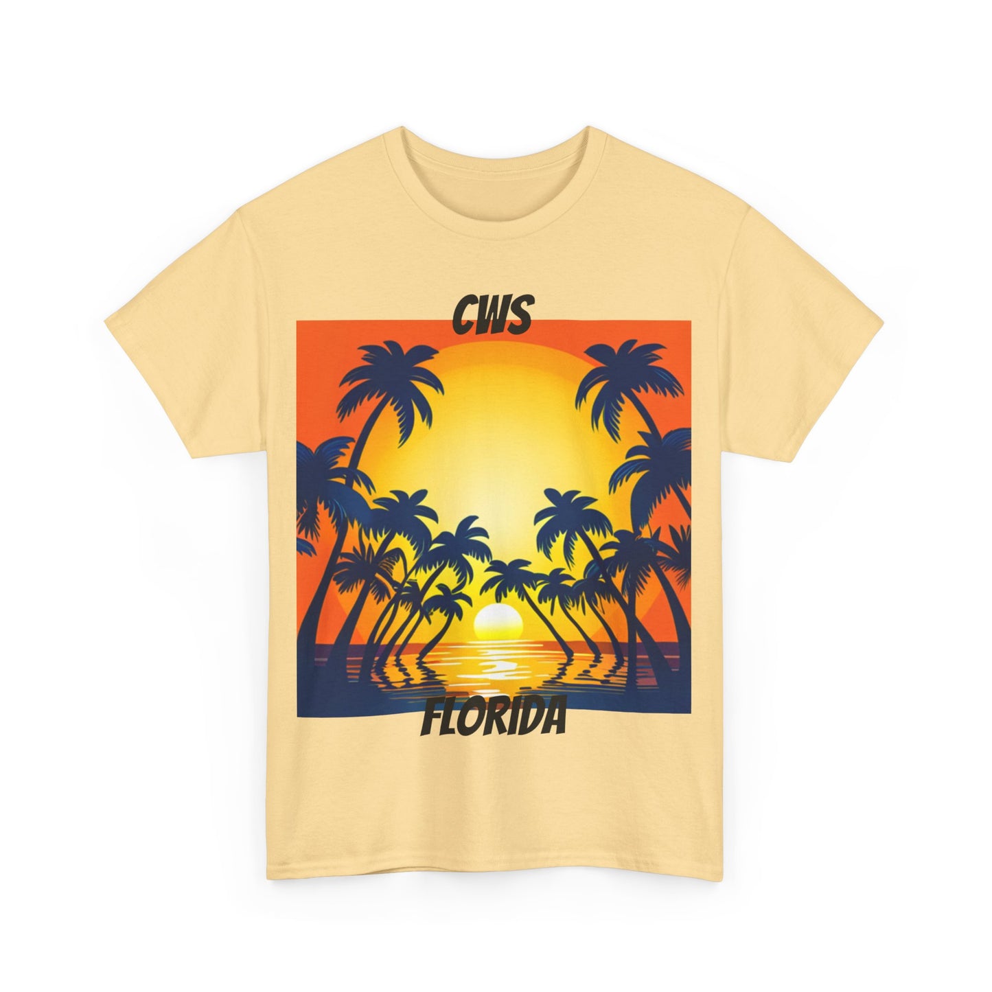 CWS Florida Unisex-T-Shirt aus schwerer Baumwolle von Cozy Winter Store (Versand nur innerhalb der USA)