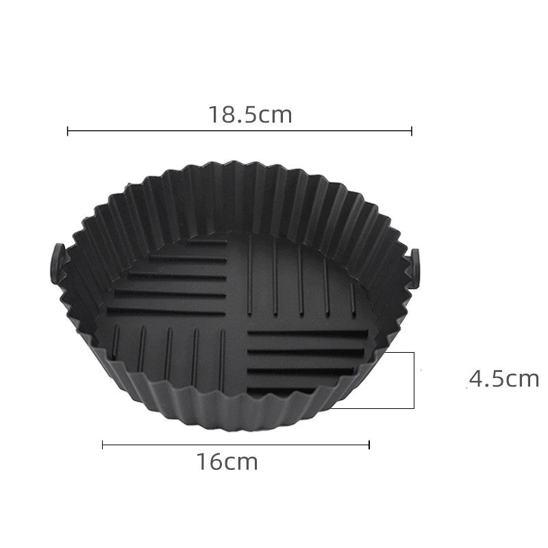 Edible Silicon Round Air Fryer Tray