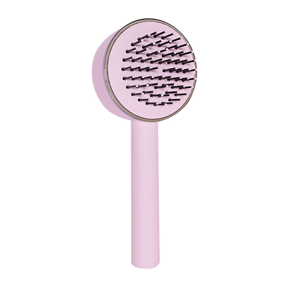 CN 3D Air Cushion Massager Brush With Retractable Bristles Self Cleaning Hair Brush Massage One-key Self-cleaning Hair Brush Anti-Static Airbag Massage Comb For Women Curly Hair Brush