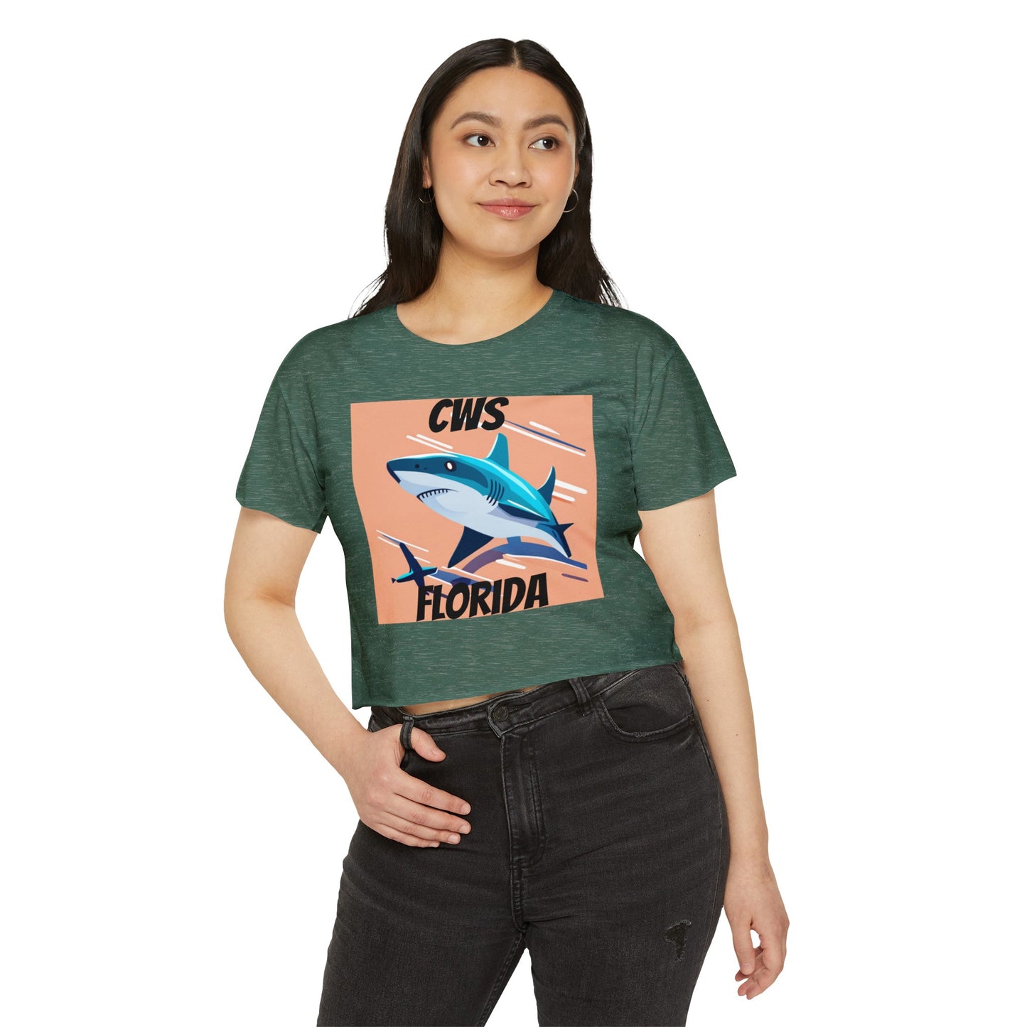 CWS Florida Women's Festival Crop Top By Cozy Winter Store (ships within USA only)