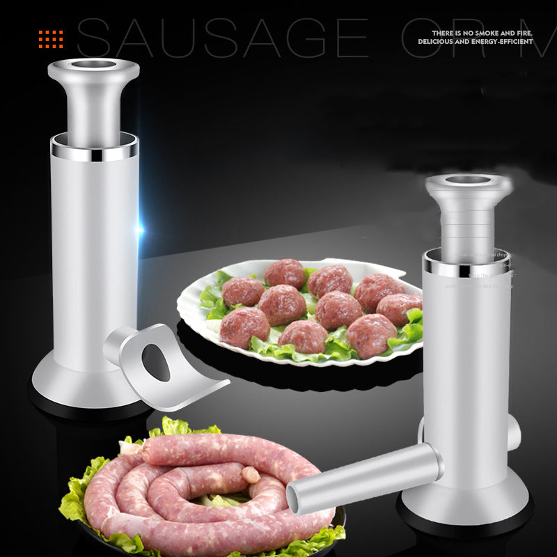 Sausage Maker Meatball Maker Sausage Stuffer Homemade Sausage Tool Dual Use Sausage Meatball Kitchen Tool Sausage Meatball Filler