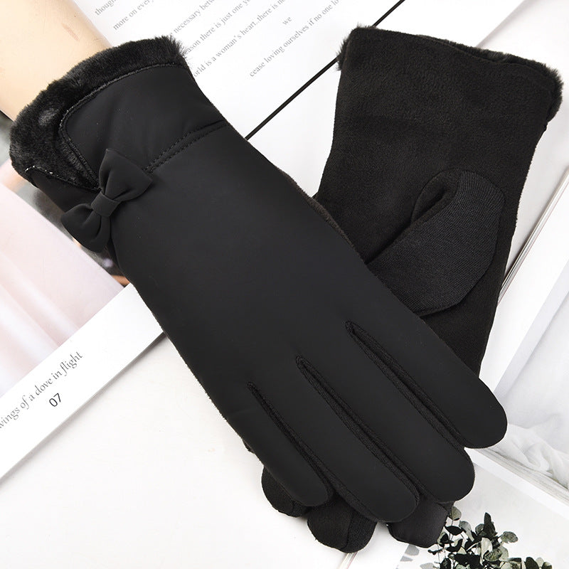 Women's Thermal Gloves New Fashion Versatile Touch Screen