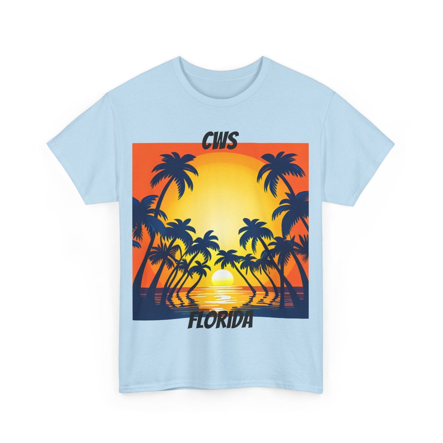 CWS Florida Unisex-T-Shirt aus schwerer Baumwolle von Cozy Winter Store (Versand nur innerhalb der USA)