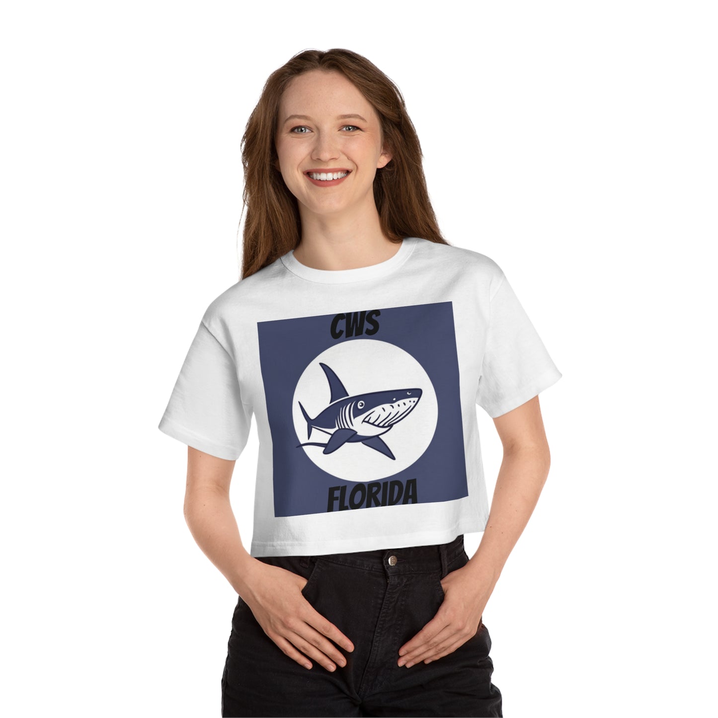 CWS Florida Champion Women's Heritage Cropped T-Shirt By Cozy Winter Store (ships within USA only)