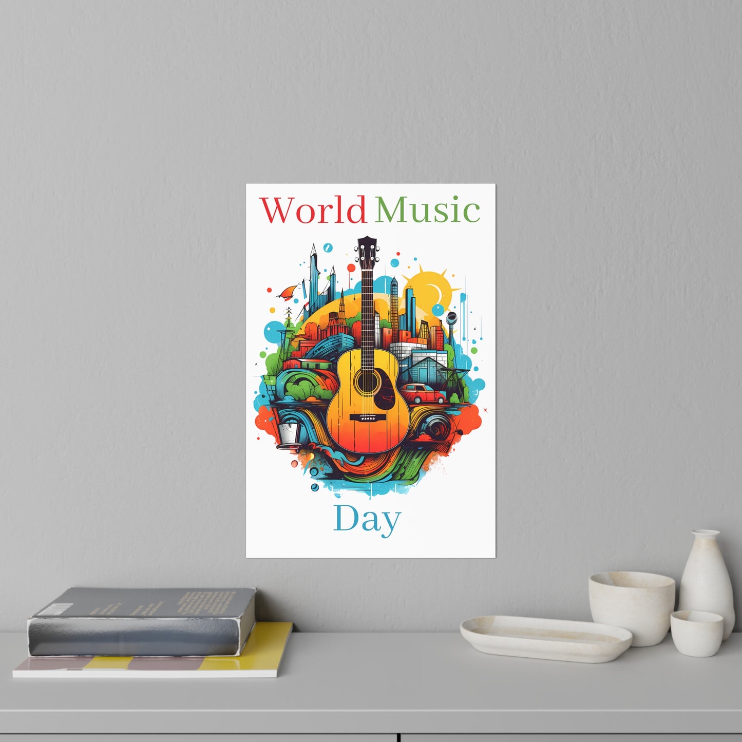 CWS Celebrations World Music Day Wall Decals