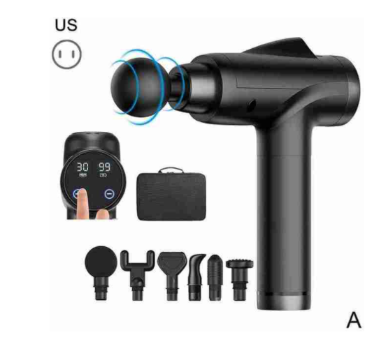 LCD Massage Fascia Gun Abnehmen Körper Muskel Entspannung Zurück Muscle Tiefe Schulter Massager Tissue Fuß Für Neck Vibration Le K6J0