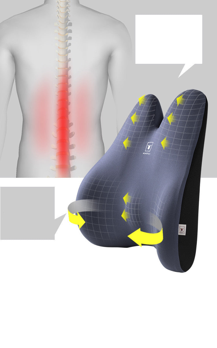 Poduszka pod plecy samochodu Podparcie lędźwiowe Poduszka siedziska Poduszka pod szyję samochodu Z pianki memory Ergonomia Poduszki samochodowe Dla poduszki na krzesło kierowcy Komfort