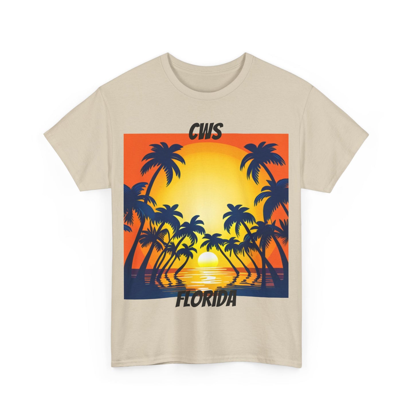 CWS Florida Unisex-T-Shirt aus schwerer Baumwolle von Cozy Winter Store (Versand nur innerhalb der USA)