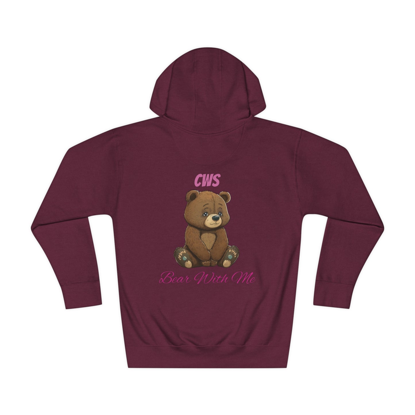 CWS Cozy Bear Unisex Fleece Hoodie By Cozy Winter Store