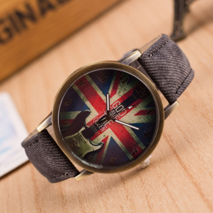 Armbanduhr mit britischer Flagge