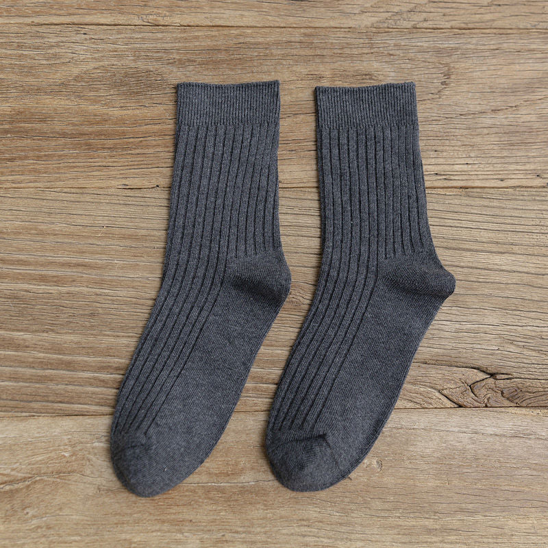 Herbst und Winter weibliche Baumwolle lange Socken