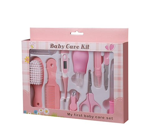 Thermometer für Mutter und Kind, Fütterung, Nasenpflege, 10-teiliges Set, Maniküre- und Nagelknipser-Set für Babys