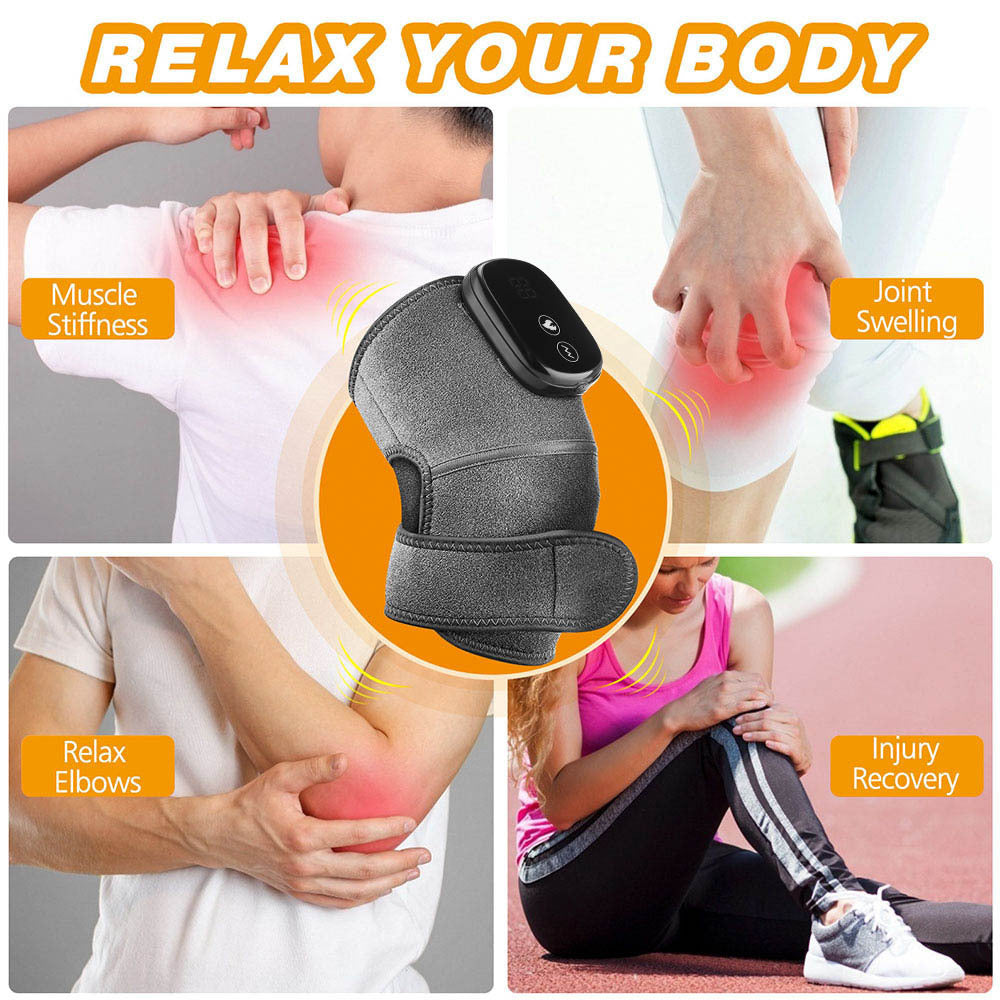 Moxibustion Physiotherapy Instrument Warm Electric Heating Knee Pad Shoulder Pad Vibration Massager