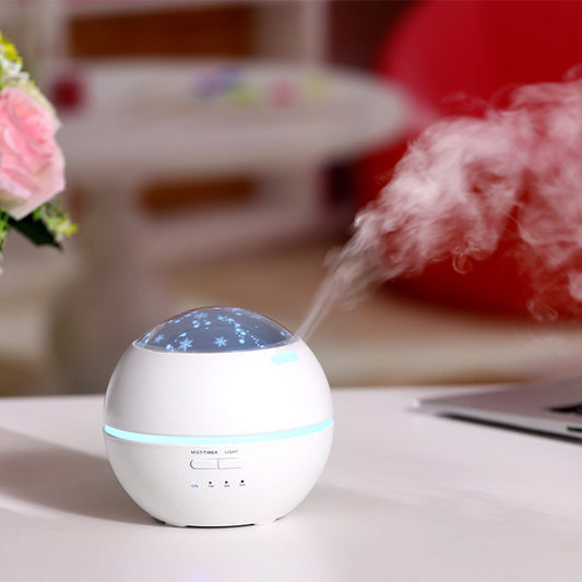 Light And Shadow Aromatherapy Machine Home Desktop Mini Humidifier Ultrasonic Diffuser Atmosphere Night Light