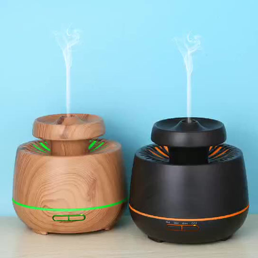 New Wood Grain L9 Aromatherapy Machine Home Car Ultrasonic Humidifier USB Automatic Spray Diffuser