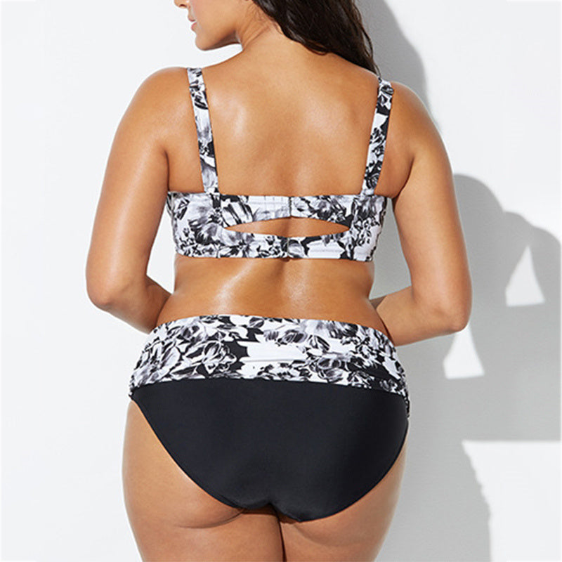 New European And American Plus Size Bikini Swimsuit