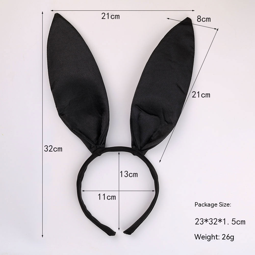 Rabbit Headband Suit Plush Three-piece Set