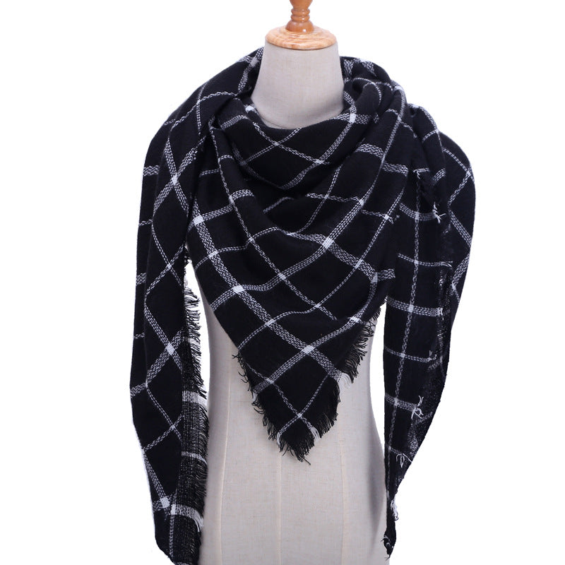 Fashionable Women's Cashmere Thermal Scarf