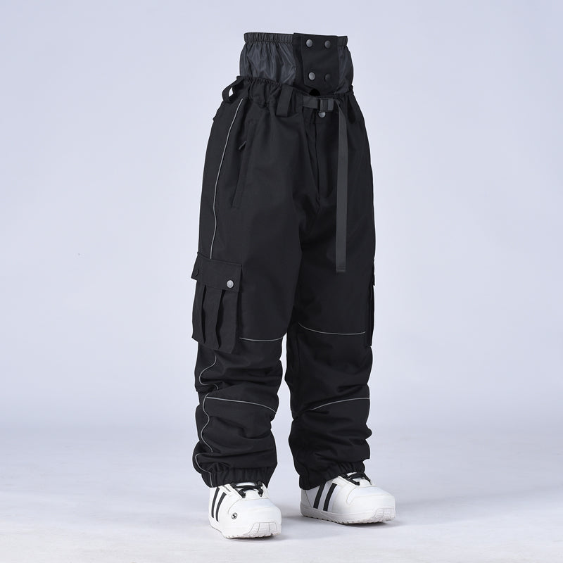 Men's And Women's South Korea Windproof Waterproof And Hard-wearing Breathable Fashion Ski Pants