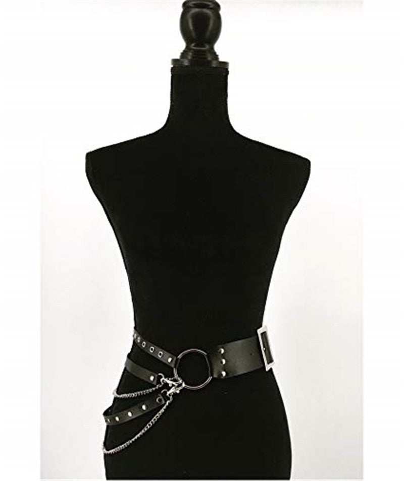 Leather Personality Body Binding Strap