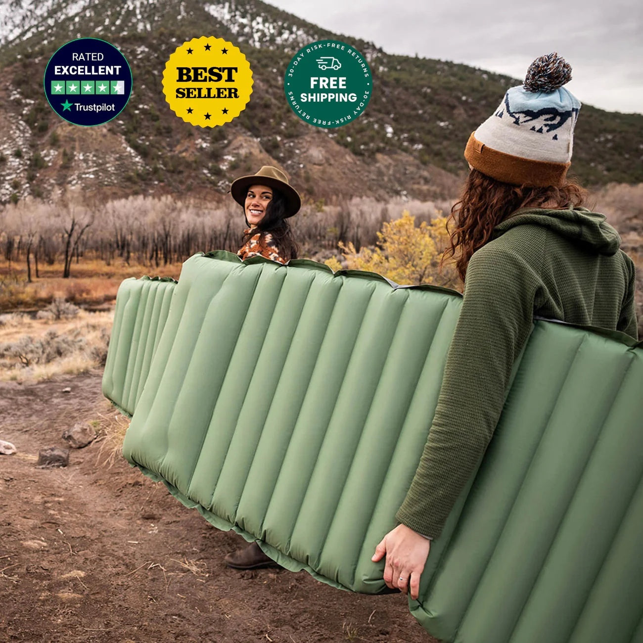 Tent Camping Can Store Outdoor Portable Sleeping Mats