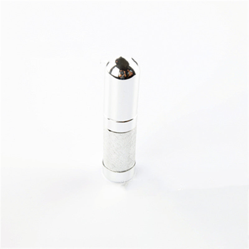 Essence Elysium: 5ml Aluminum Perfume Bottle.