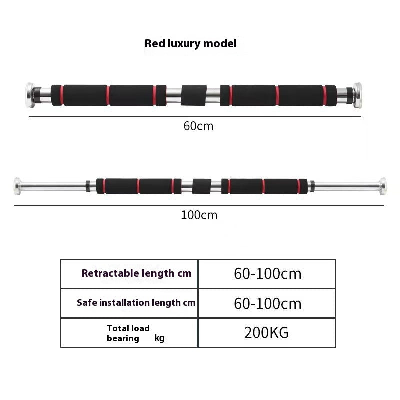 Indoor Punch-free Horizontal Bar On The Door Pull-up Fitness Equipment