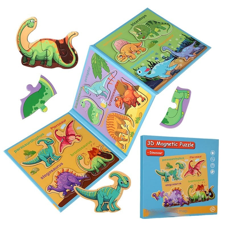 Children's Book Folding 3D Advanced Puzzle Magnetic