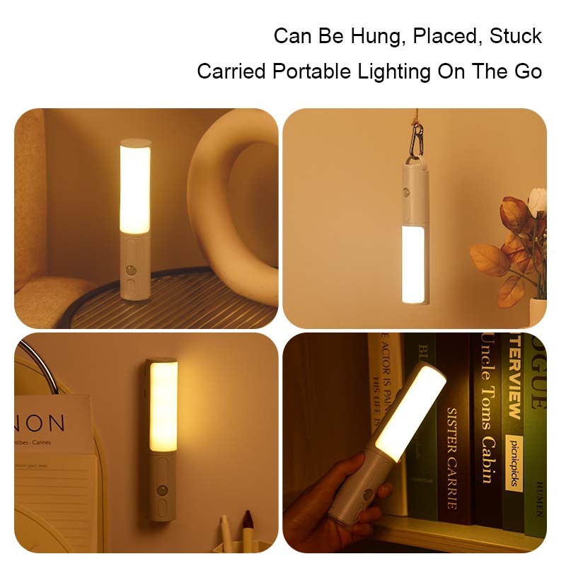 New Style Smart Human Body Induction Motion Sensor LED Night Light For Home Bed Kitchen Cabinet Wardrobe Wall Lamp