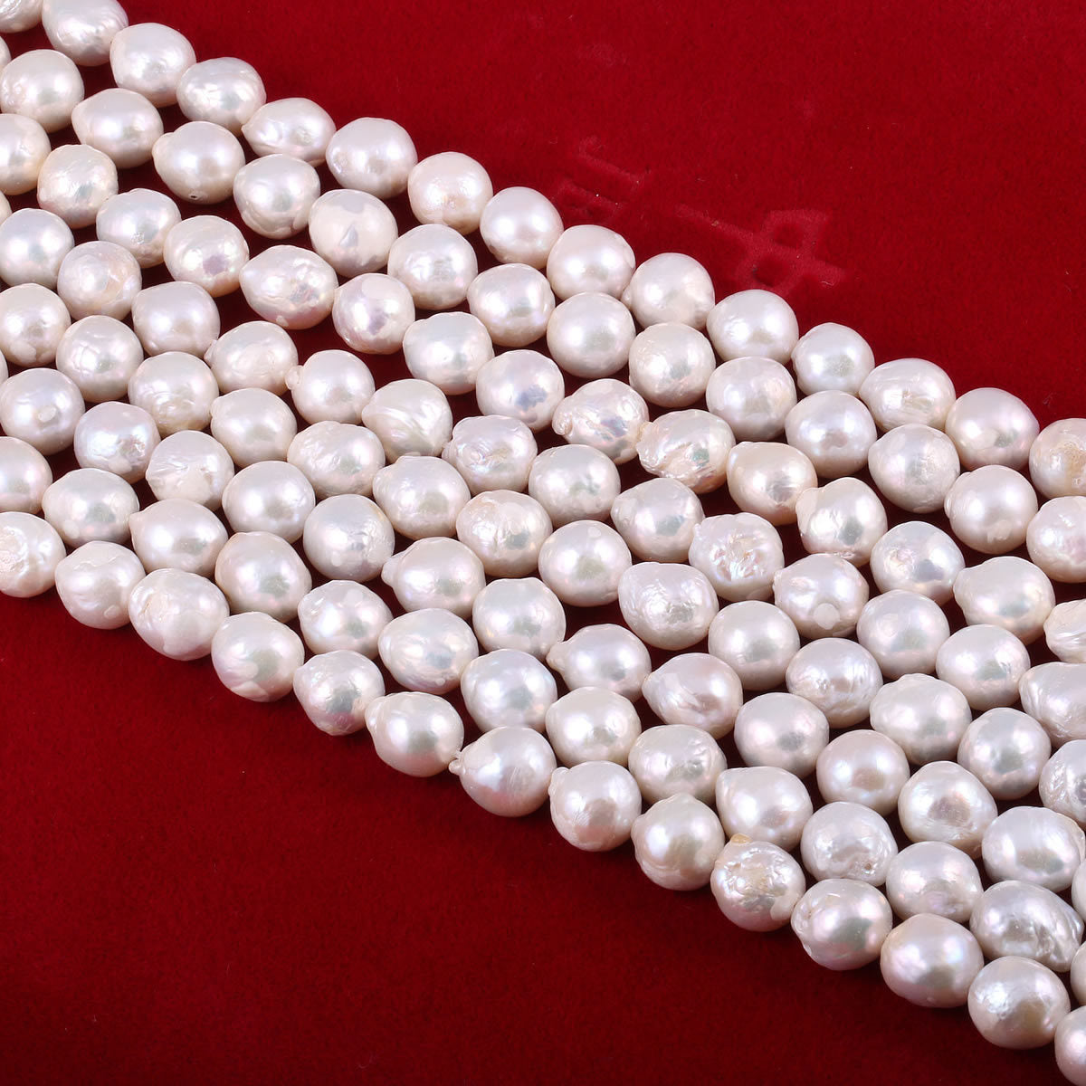 Natural Freshwater Shaped Pearl String