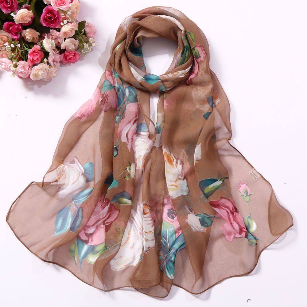 Summer lotus sunscreen scarf