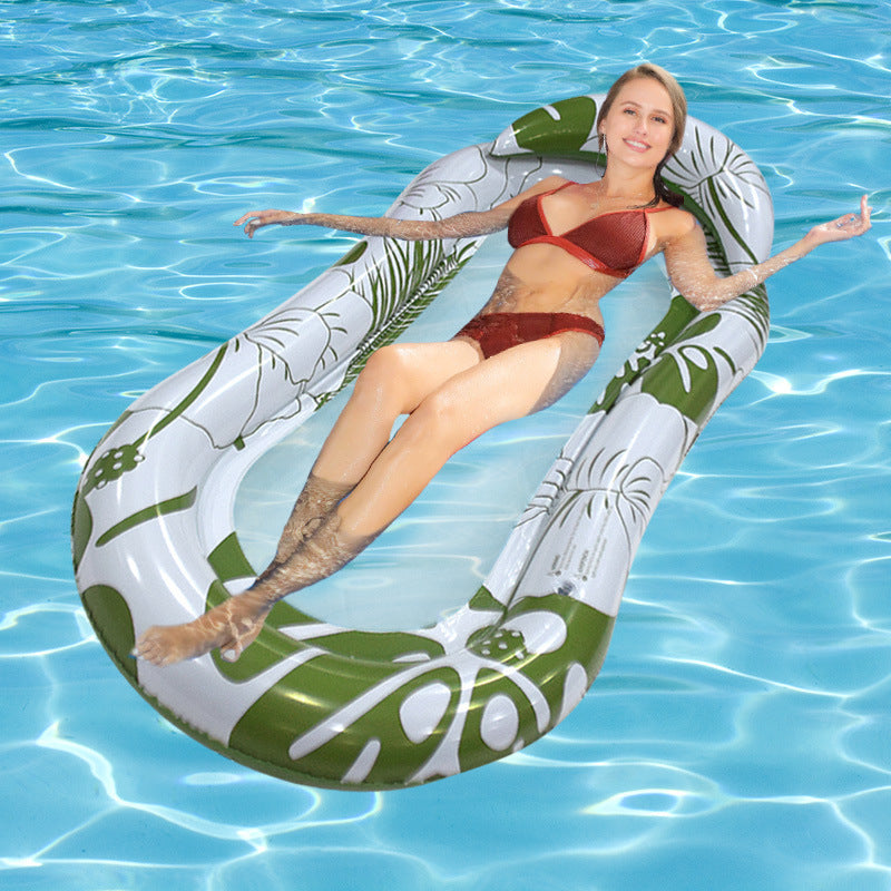 Water With Net Inflatable Seat Hammock Thickened Animal Style Floating Deck Chair