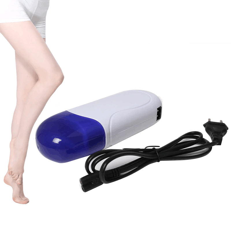 ProWax: Portable handheld hair removal machine with roll-on wax heater for professional use.