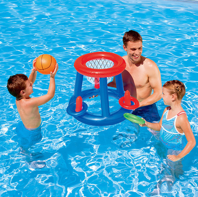 Inflatable Basketball Hoop PVC Basketball Hoop Frame Water Shooting Game