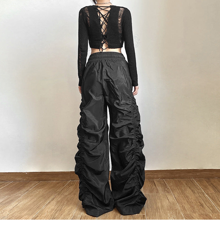 Loose Mop High Waist Casual Pants For Women