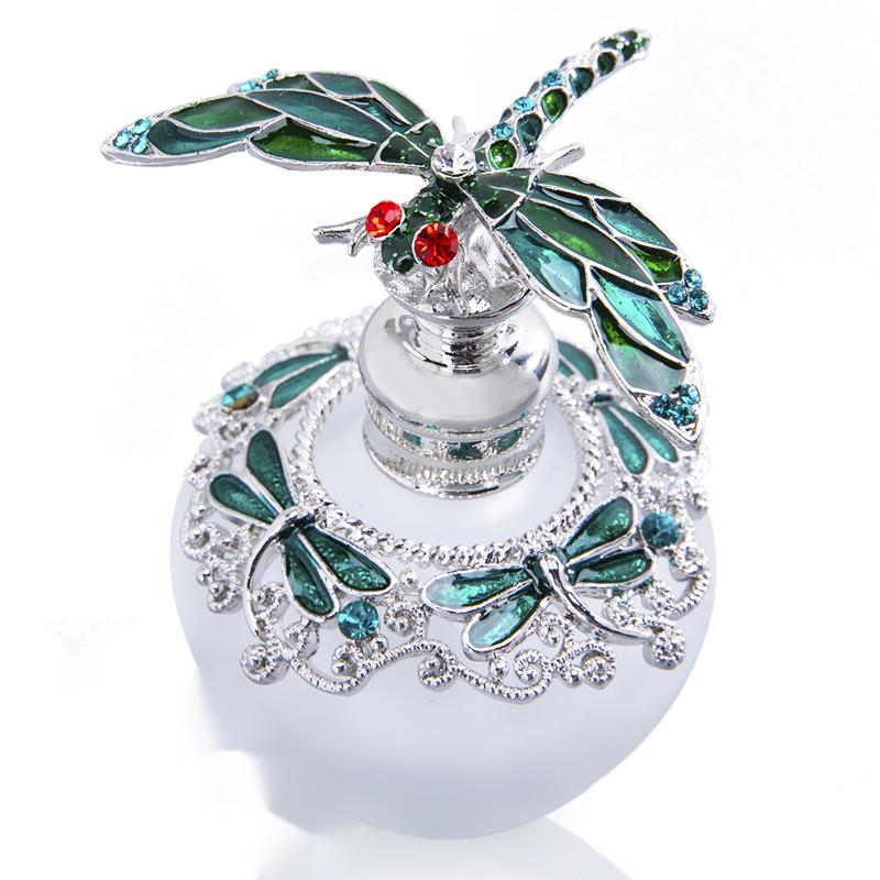 Essence Elysium: Crystal Glass Perfume Bottle - Exquisite Elegance.