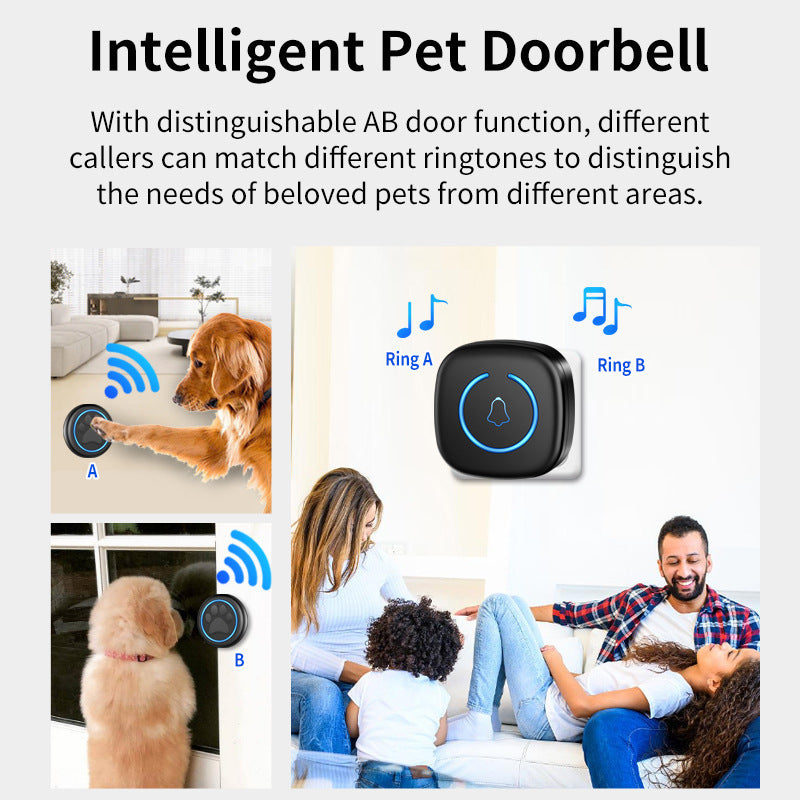 Pet Dog Door Touch Bell Waterproof One To One