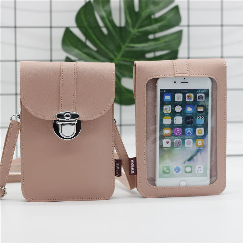 Touch screen mobile phone coin purse