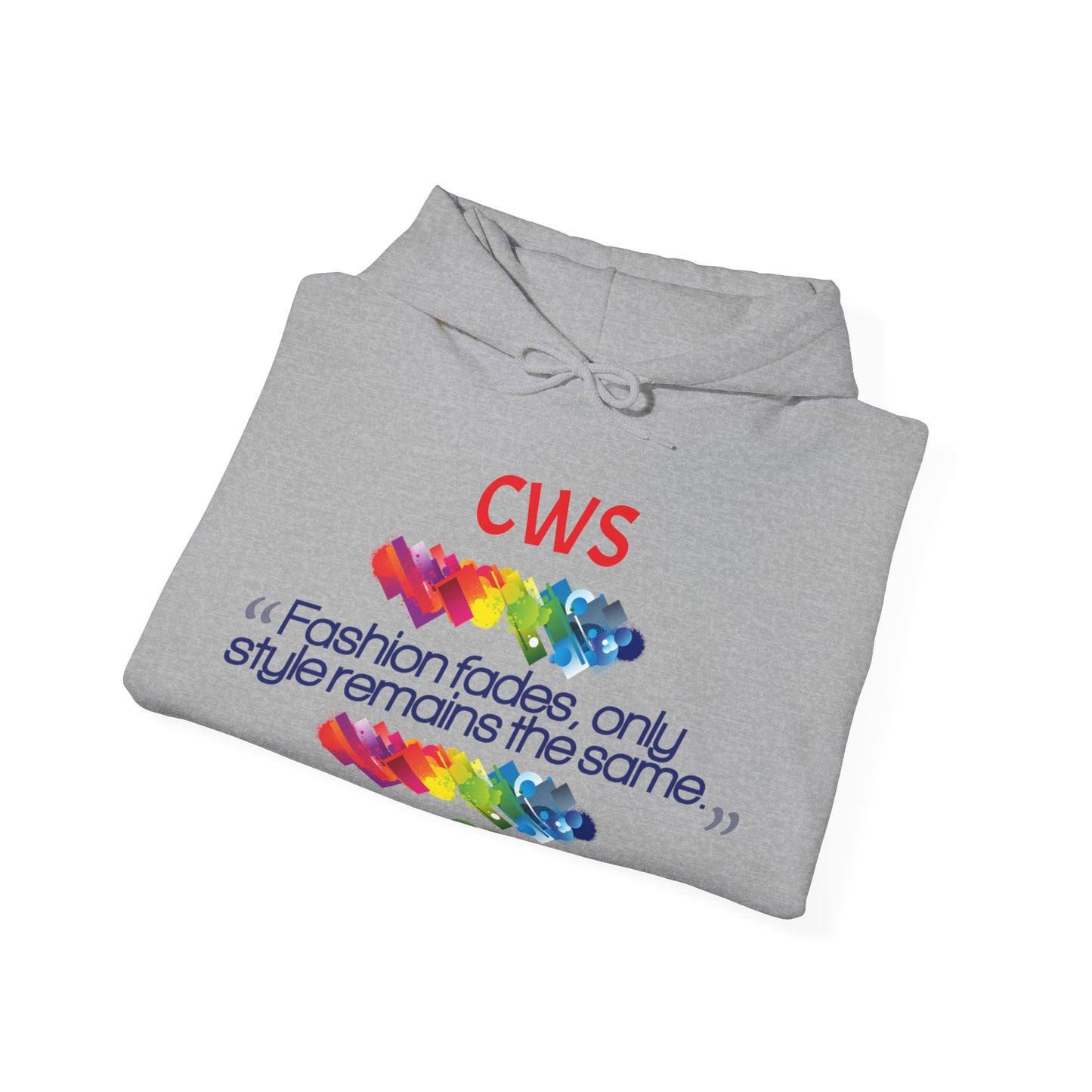 CWS Quotes " Fashion Fades"  Unisex Heavy Blend™ Hooded Sweatshirt By Cozy Winter Store