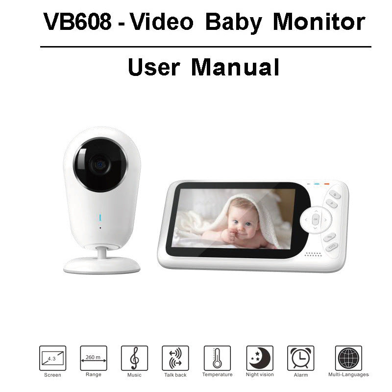 608 Wireless Baby Monitor Two-way Voice Intercom