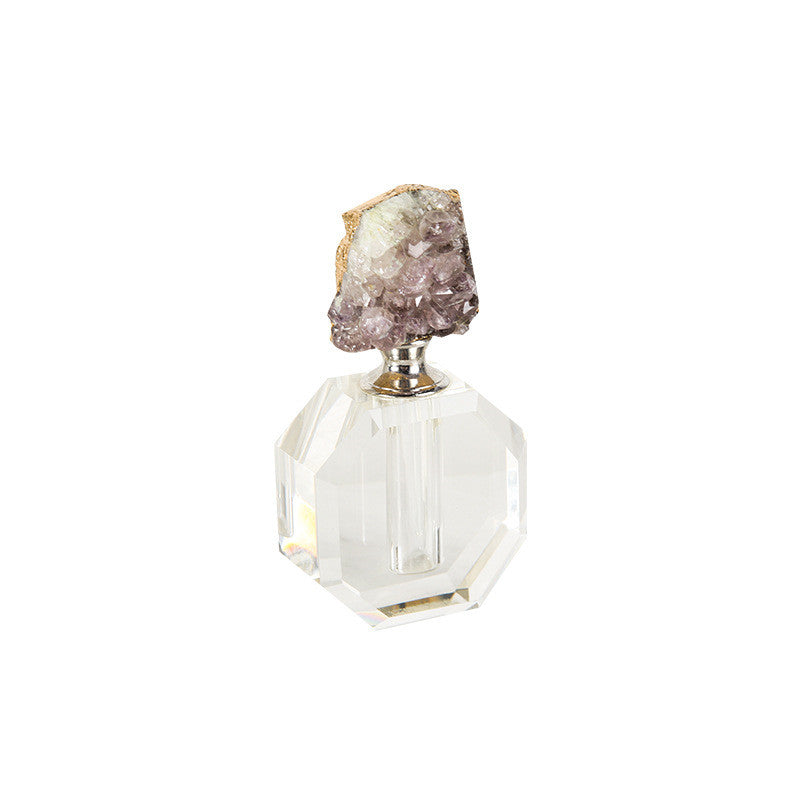 Essence Elysium: Fashion Electroplating Light Luxury Agate Perfume Bottle.