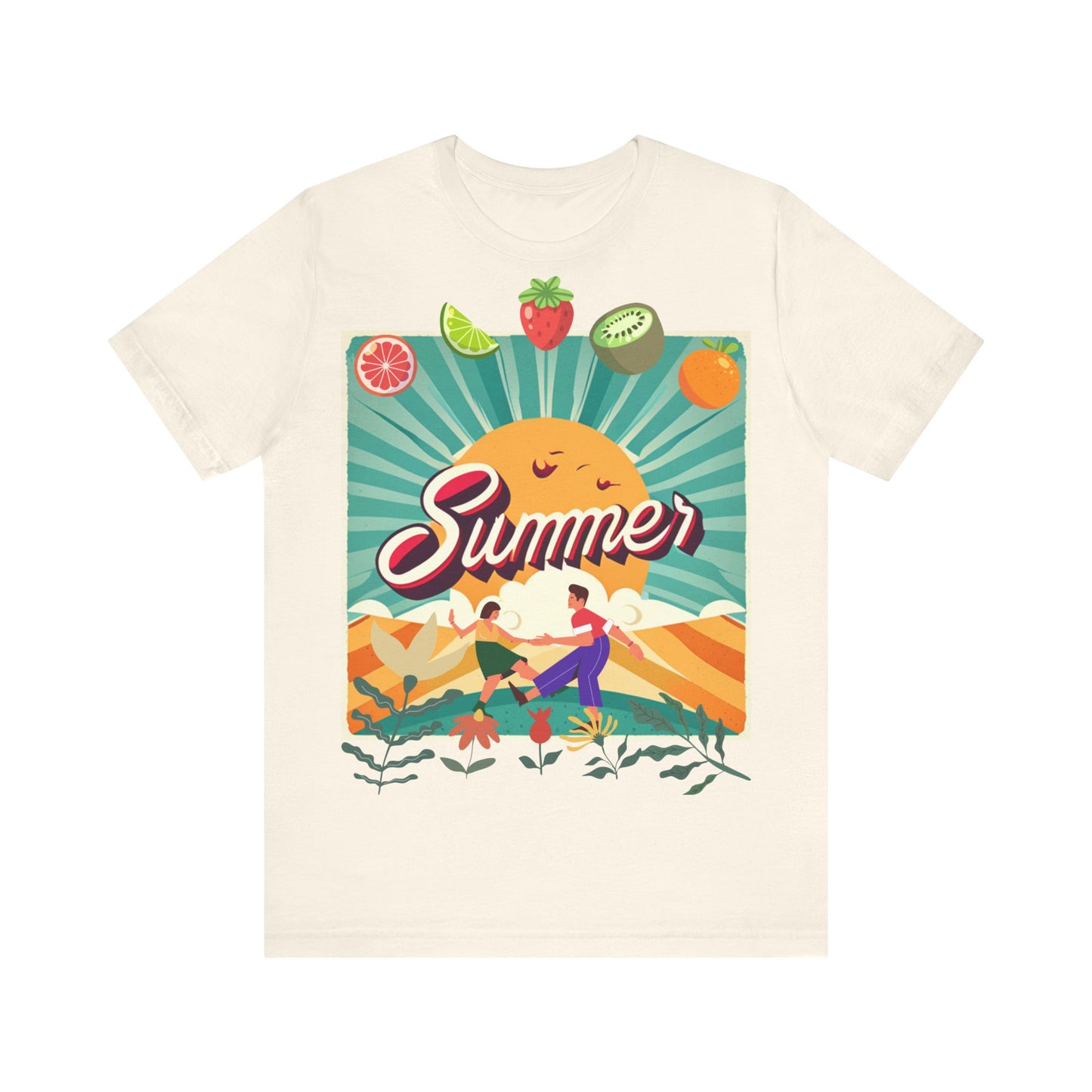 Unisex Jersey Short Sleeve Summer Tee