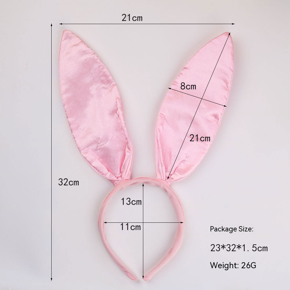 Rabbit Headband Suit Plush Three-piece Set