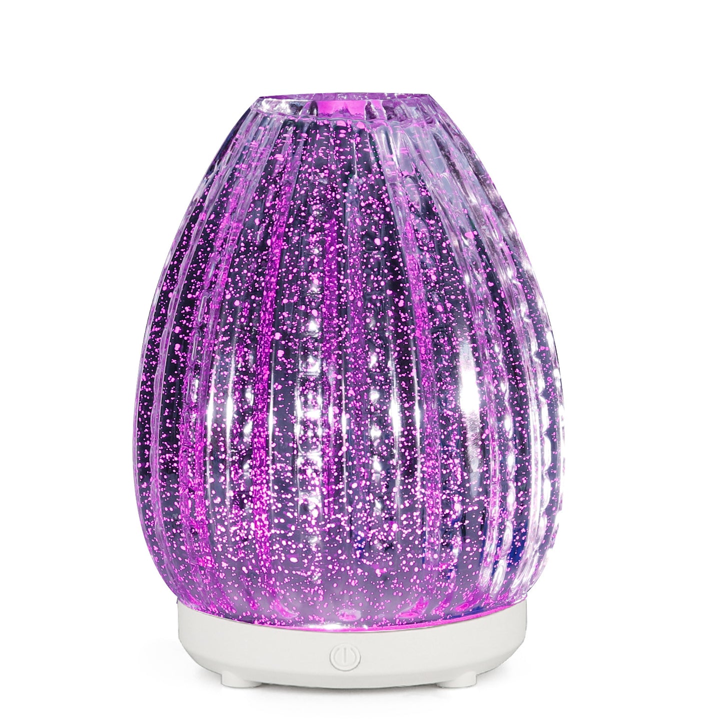 100ml 3D Glas bunte LED Aroma Diffusor Licht 5V Aroma Diffusor Luftbefeuchter kreatives Muster 